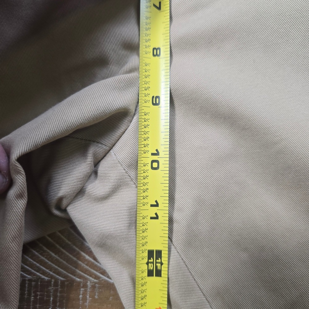 Brooks Brothers Advantage Chino Milano Slim Fit Khaki Tan Pants Mens 32x32 - Picture 4 of 6